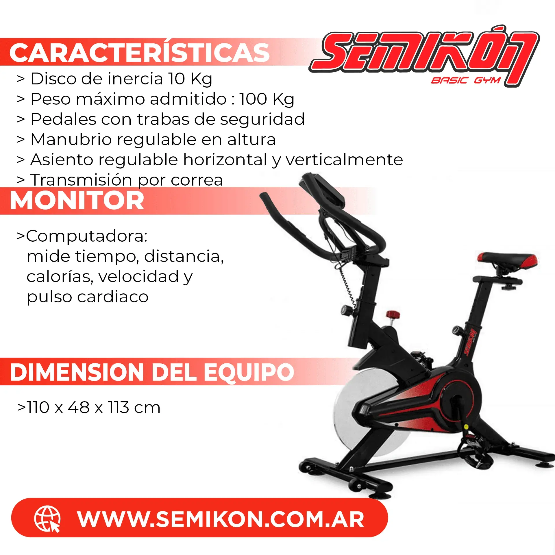 Bicicleta indoor - TE851AP