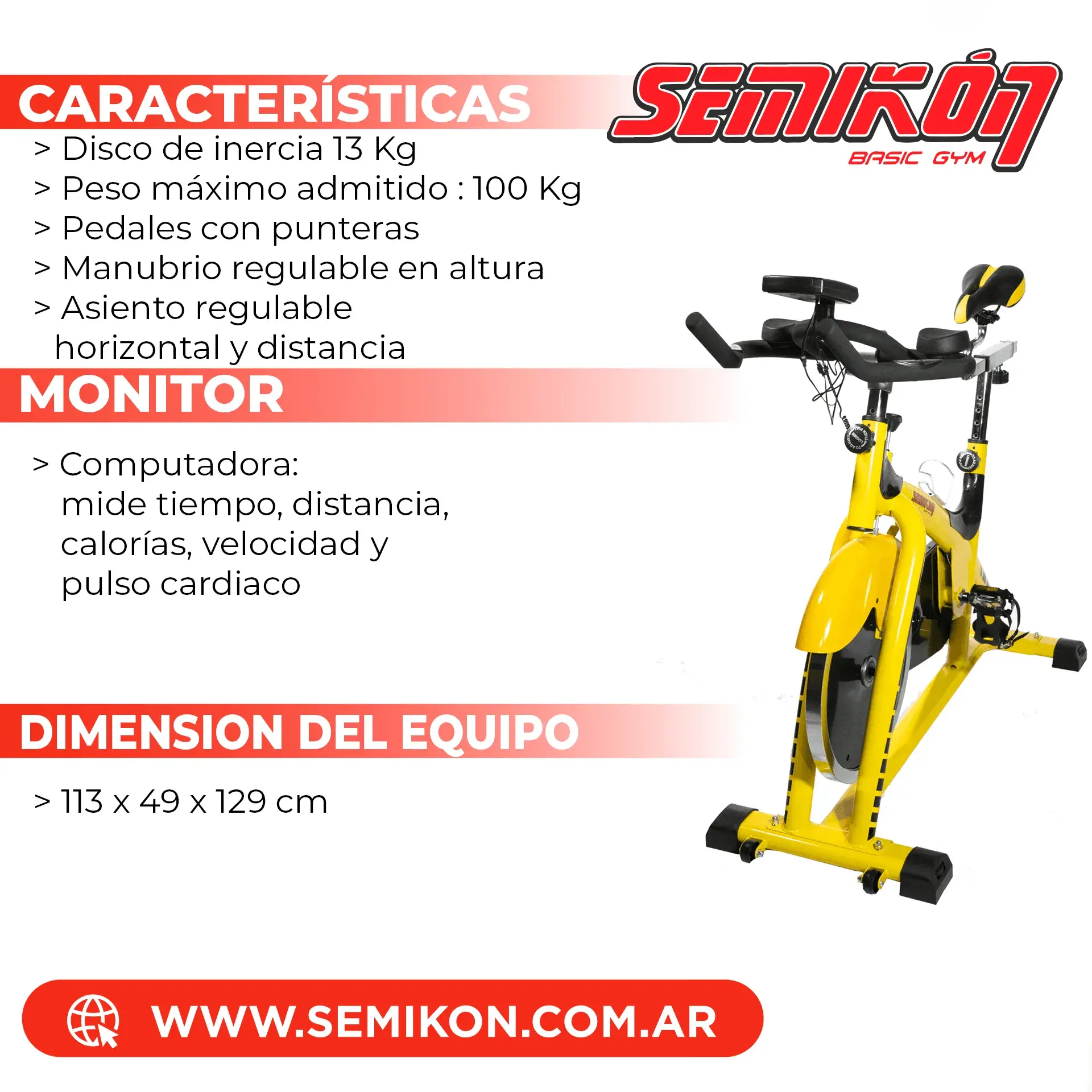 Bici spinning - TE869HP