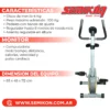 Bici estatica magnetica - TE2439HP/1G
