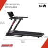 Cinta de correr con inclinacion