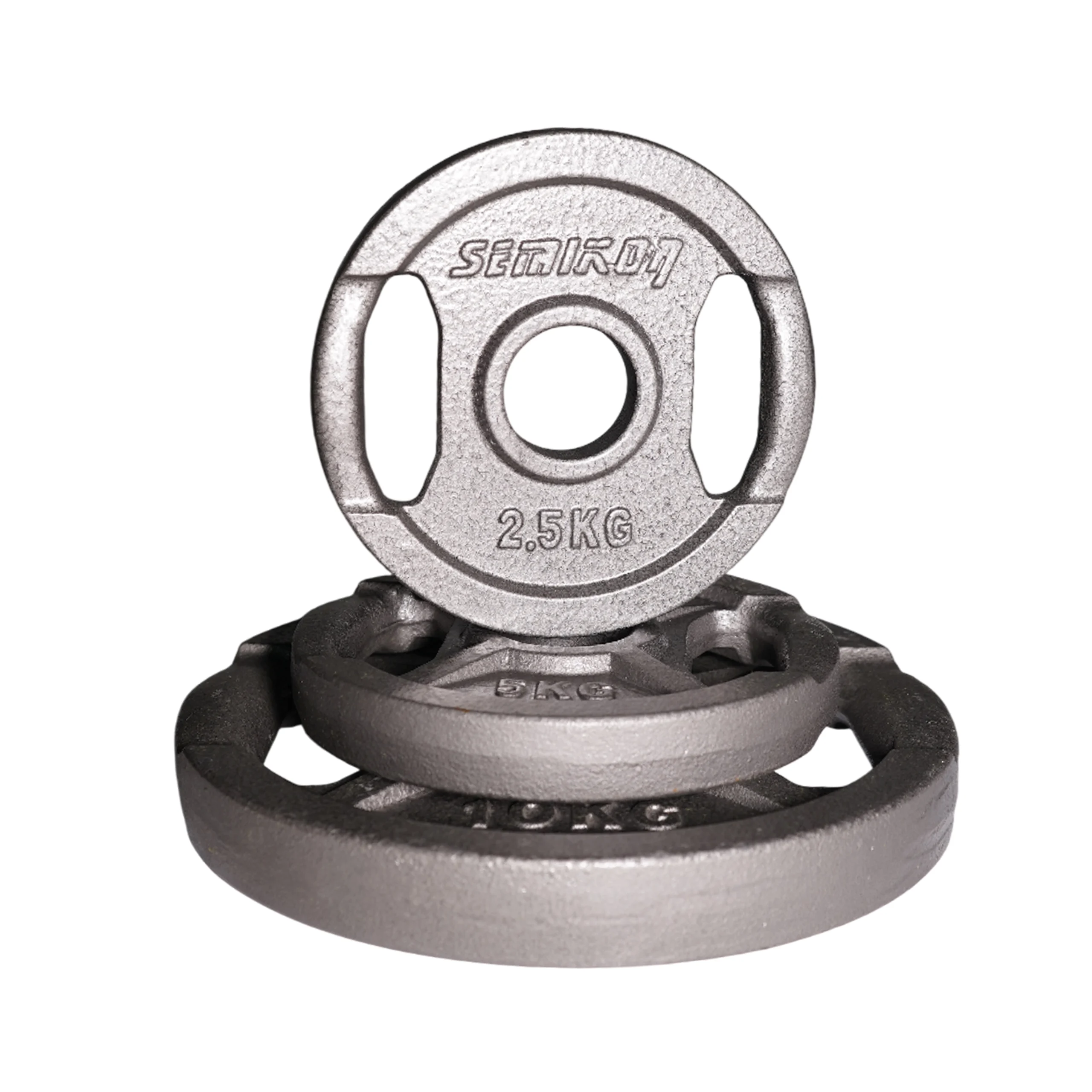 Discos olimpicos con agarre