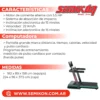 Cinta de correr profesional plegable - Semikon TEAC216